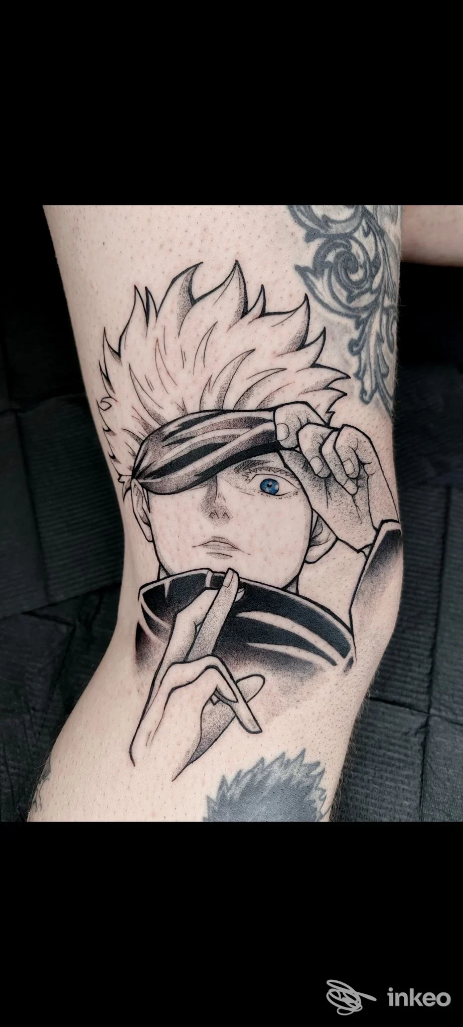 Tatuaggio in stile anime realizzato sull'avambraccio. Owlink Tattoo, Vezzano sul Crostolo.