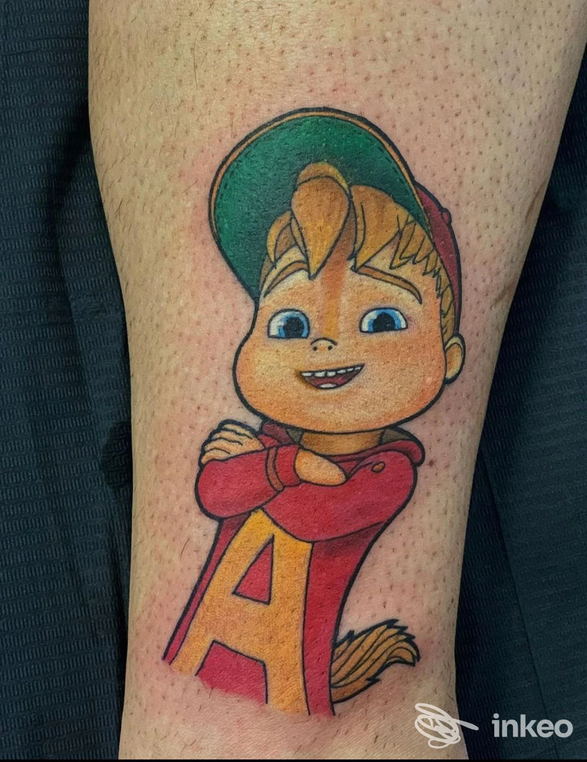 Tatuaggio a colori raffigurante un personaggio cartoon sul braccio, Tattoo & Art Di Zanella Devid, Codigoro.