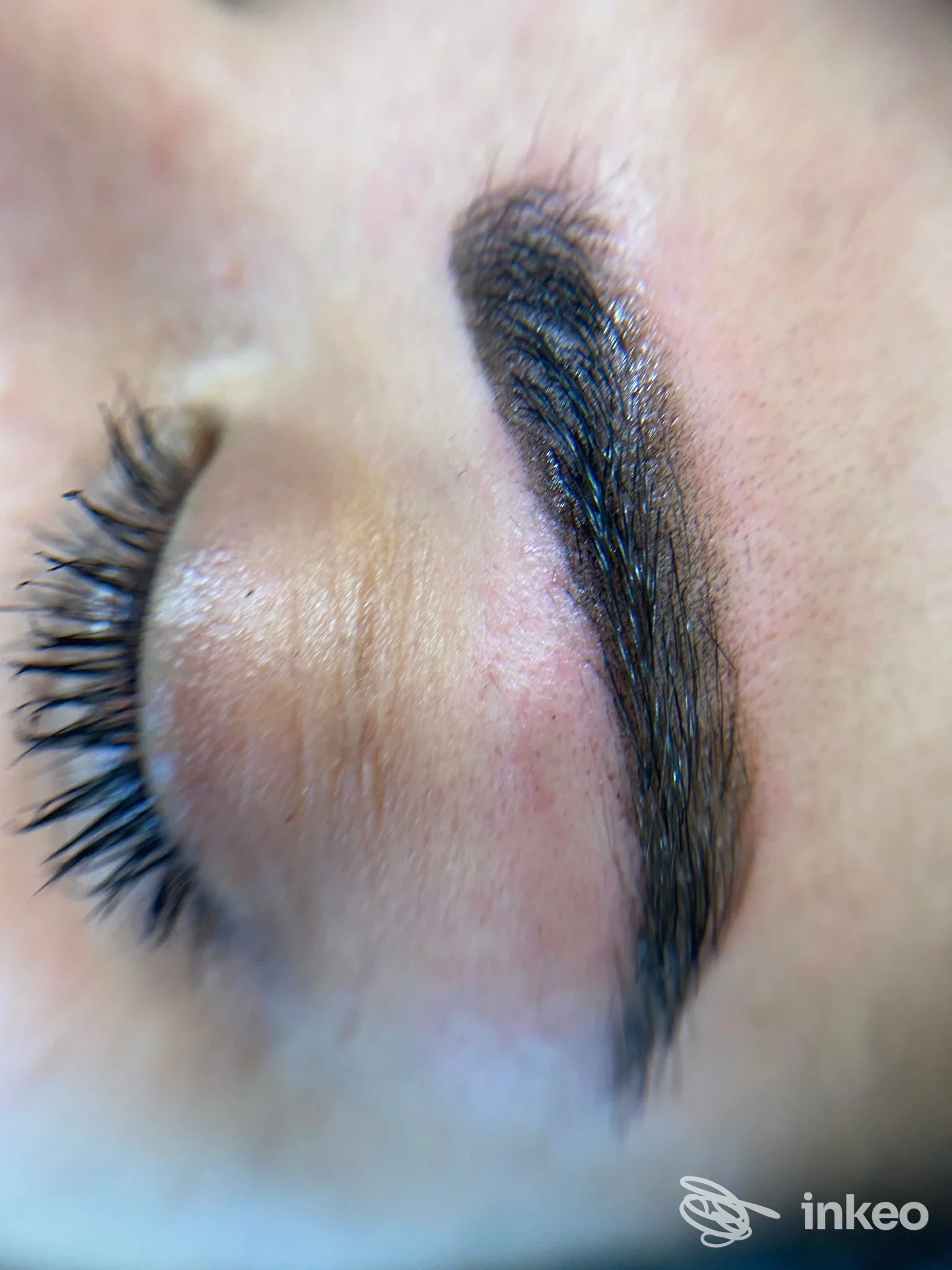 Primo piano di dermopigmentazione sopracciglia presso Dessi Beauty Tattoo, Casalserugo.