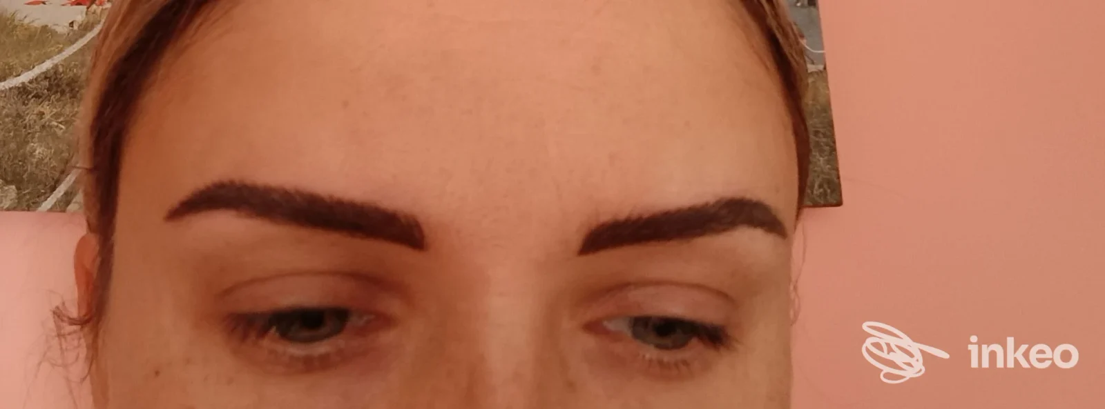 Primo piano di sopracciglia con trucco permanente, eseguito da Cristina Razzi Trucco Permanente & Estetica a Telgate.