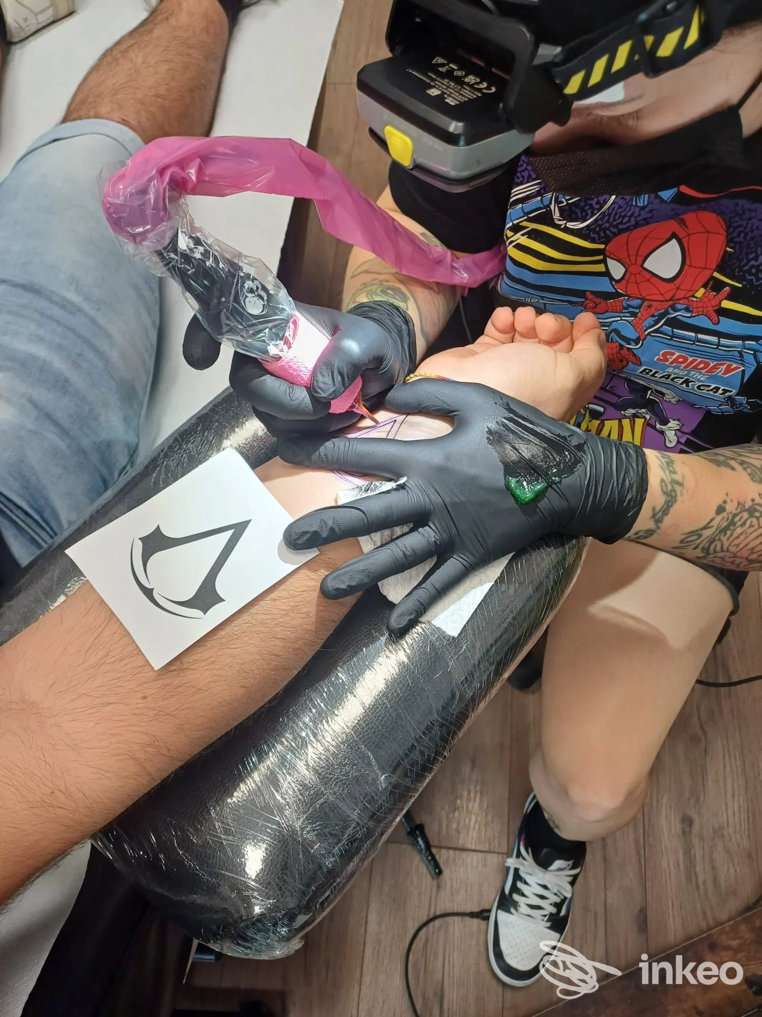 Tatuaggio in corso sull'avambraccio, foto inviata da Pimp Your Body, Cornedo Vicentino.